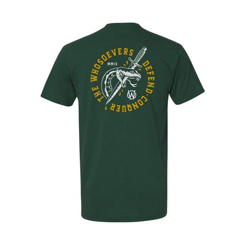 Defend & Conquer T-Shirt | Forest Green