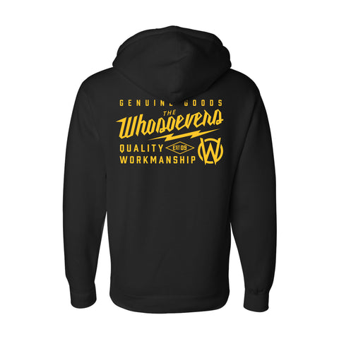 Genuine Goods Pullover Hooded Sweatshirt | Black