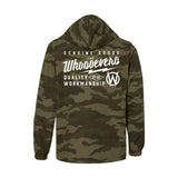 Genuine Goods Hooded Windbreaker Jacket | Forest Camo