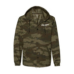 Genuine Goods Hooded Windbreaker Jacket | Forest Camo
