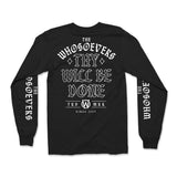 Stacked Thy Will Long Sleeve T-Shirt | Black