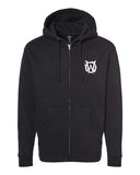 Crown Of Thorns Zip-Up Hoodie | Black
