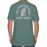 Arch Pray Hard Bones T-Shirt | Royal Pine