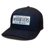SAINTS AND SINNERS CURVED TRUCKER HAT | BLACK