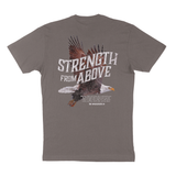 Strength From Above T-Shirt | Shiitake