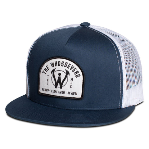 Filthy Fishermen Trucker Hat | Navy/White