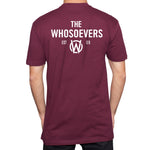 Basic Stacked Premium T-Shirt | Maroon