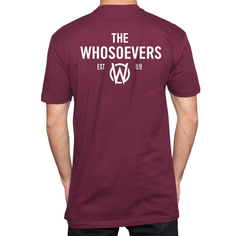 Basic Stacked Premium T-Shirt | Maroon