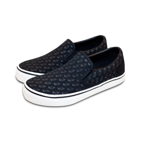 Pray Hard Slip-On Shoe | Black