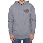 Saints Shield Pullover Hooded Sweatshirt | Gunmetal Heather