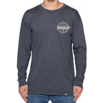 Tilted Premium Long Sleeve T-Shirt | Charcoal